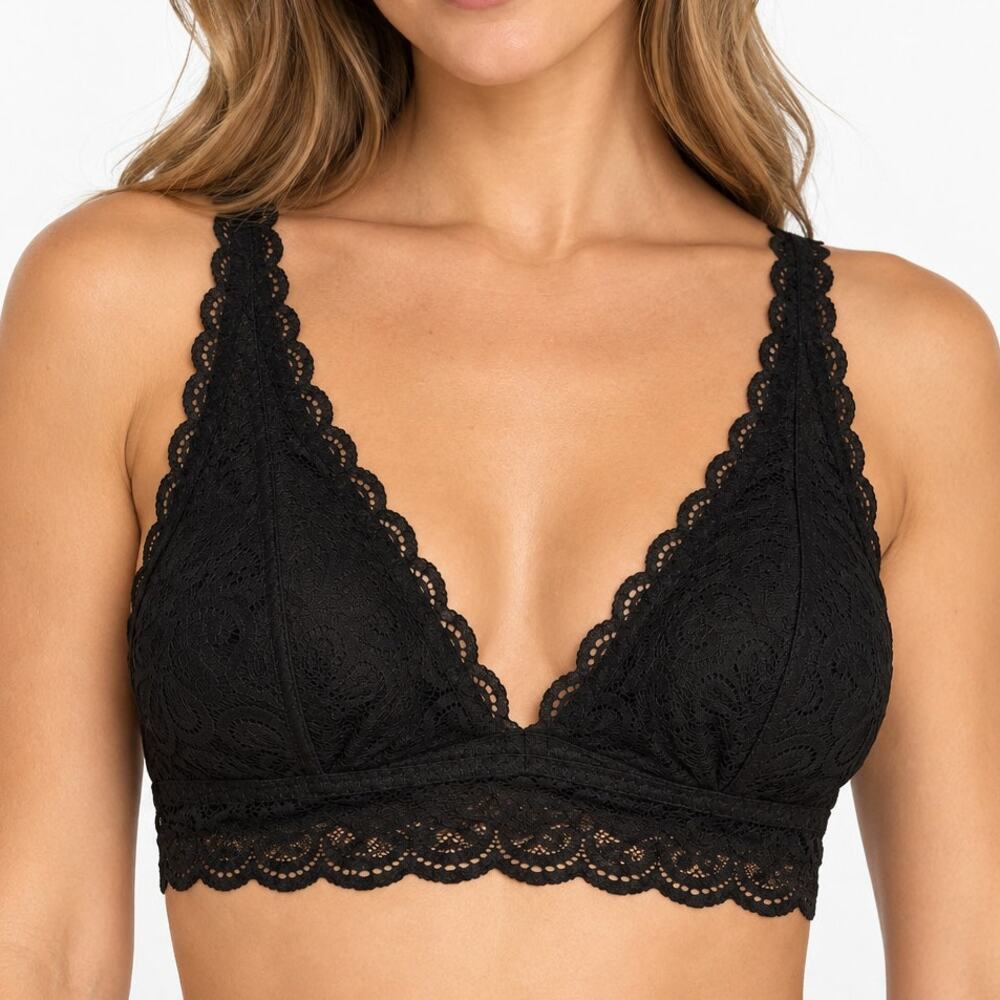 Gilly Hicks By Hollister Black Lace Bralette